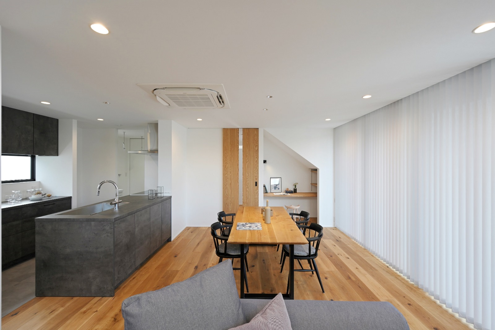 リビングで楽しむ家